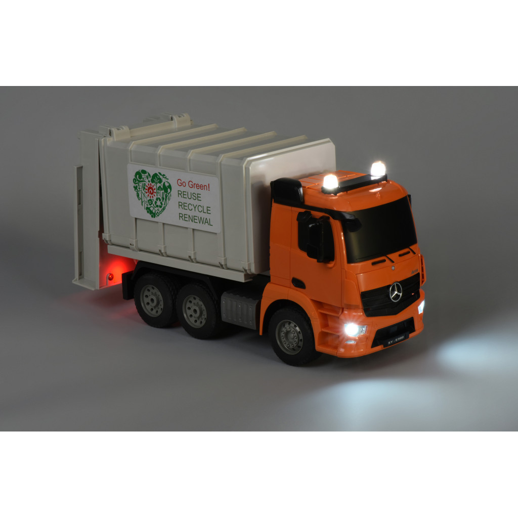 Радіокерована іграшка Same Toy Сміттєвоз Mercedes-Benz 1:20 (E560-003) - зображення 7