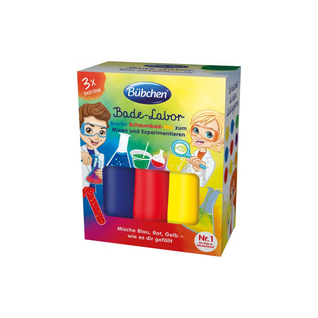 Засіб для купання Bubchen Лабораторія у ванній 50 мл 3 шт. (3104634) - зображення 1