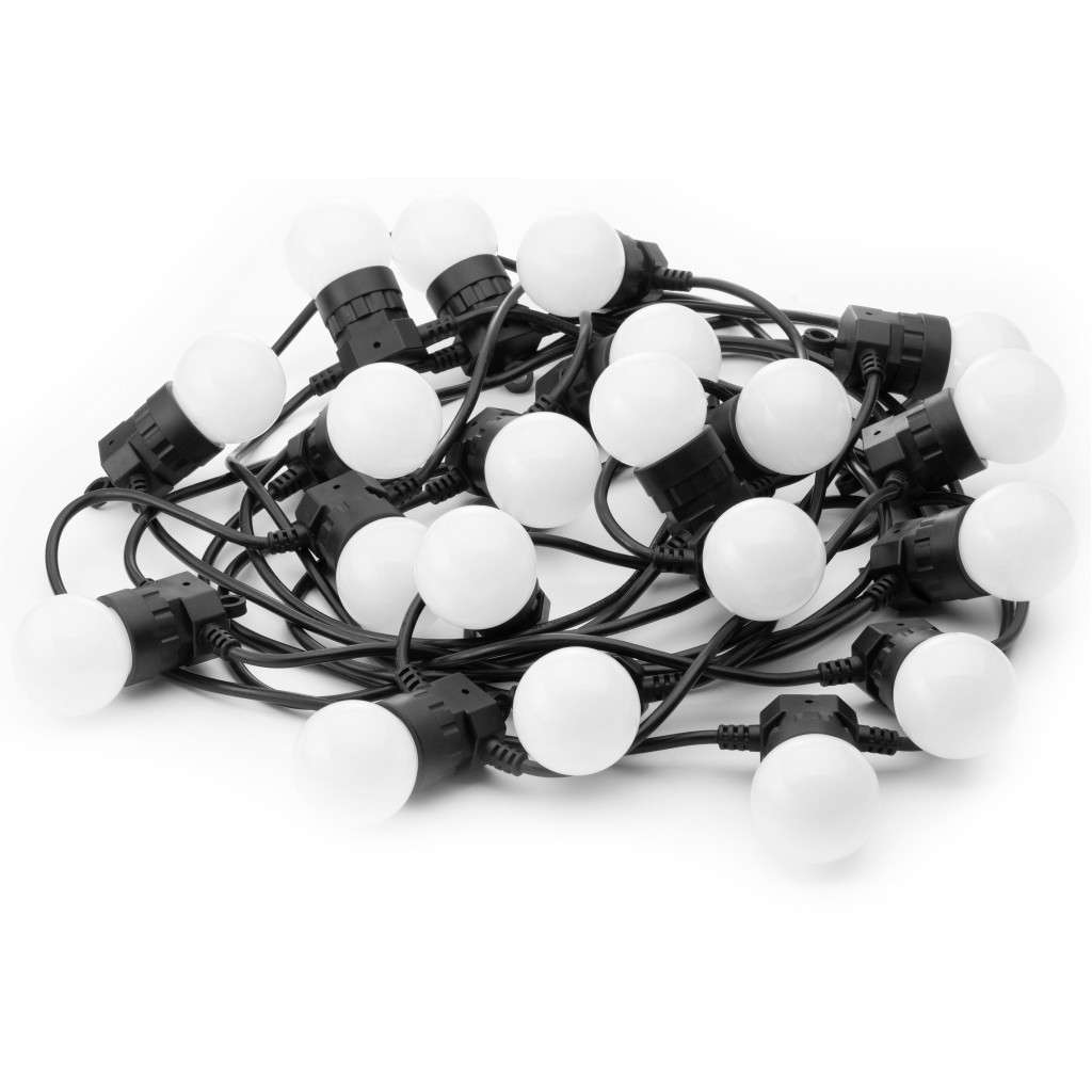 Гірлянда Twinkly Smart LED Twinkly Festoon RGB 20, G45, Gen II, IP44, 10м, чорний (TWF020STP-BEU) - зображення 2