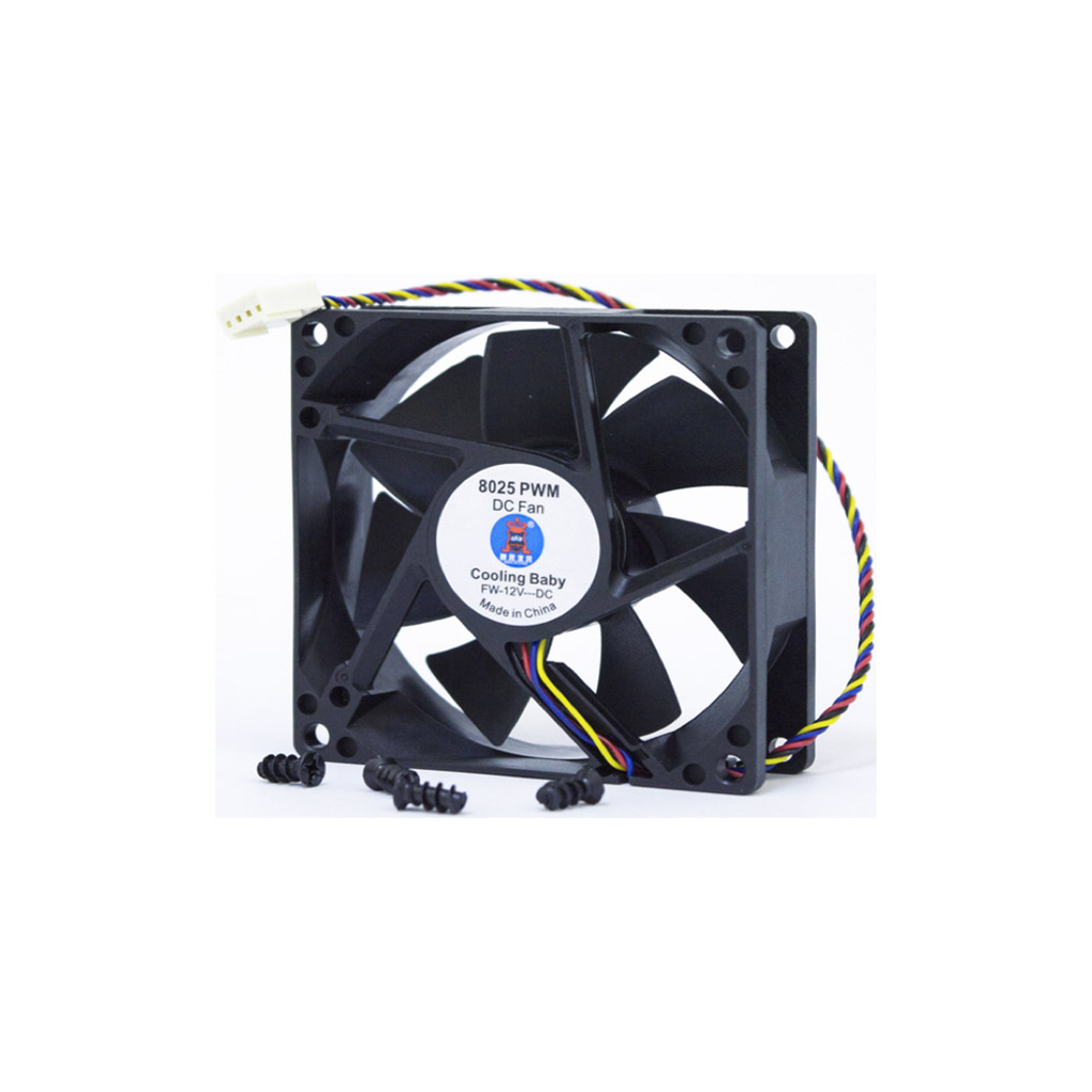 Кулер до корпусу Cooling Baby 8025 PWM - зображення 1