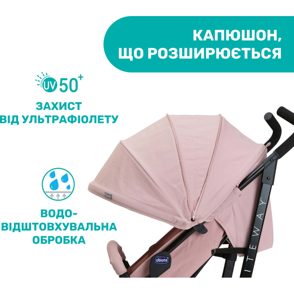 Коляска Chicco Liteway 4 Рожева (79892.20) - зображення 4