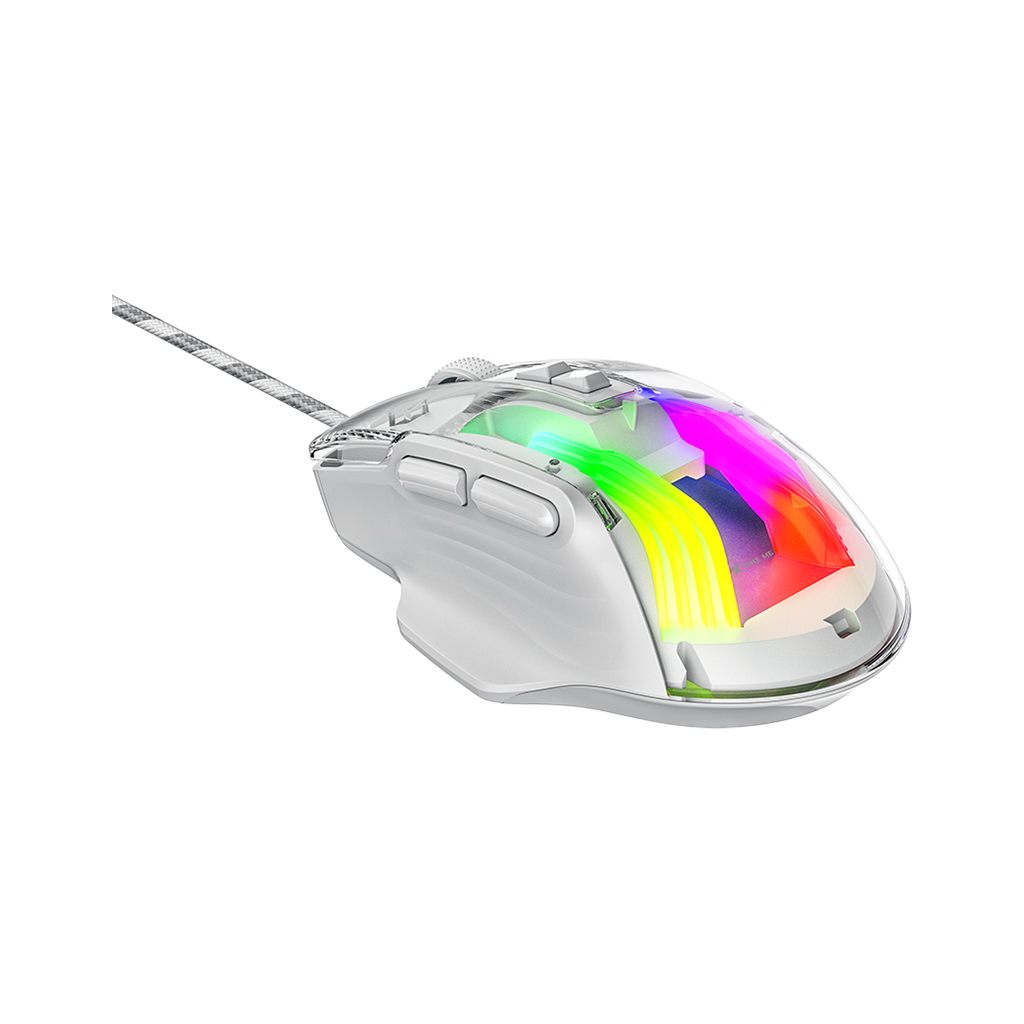 Мишка Xtrike ME GM-319 USB RGB White (GM-319) - зображення 4