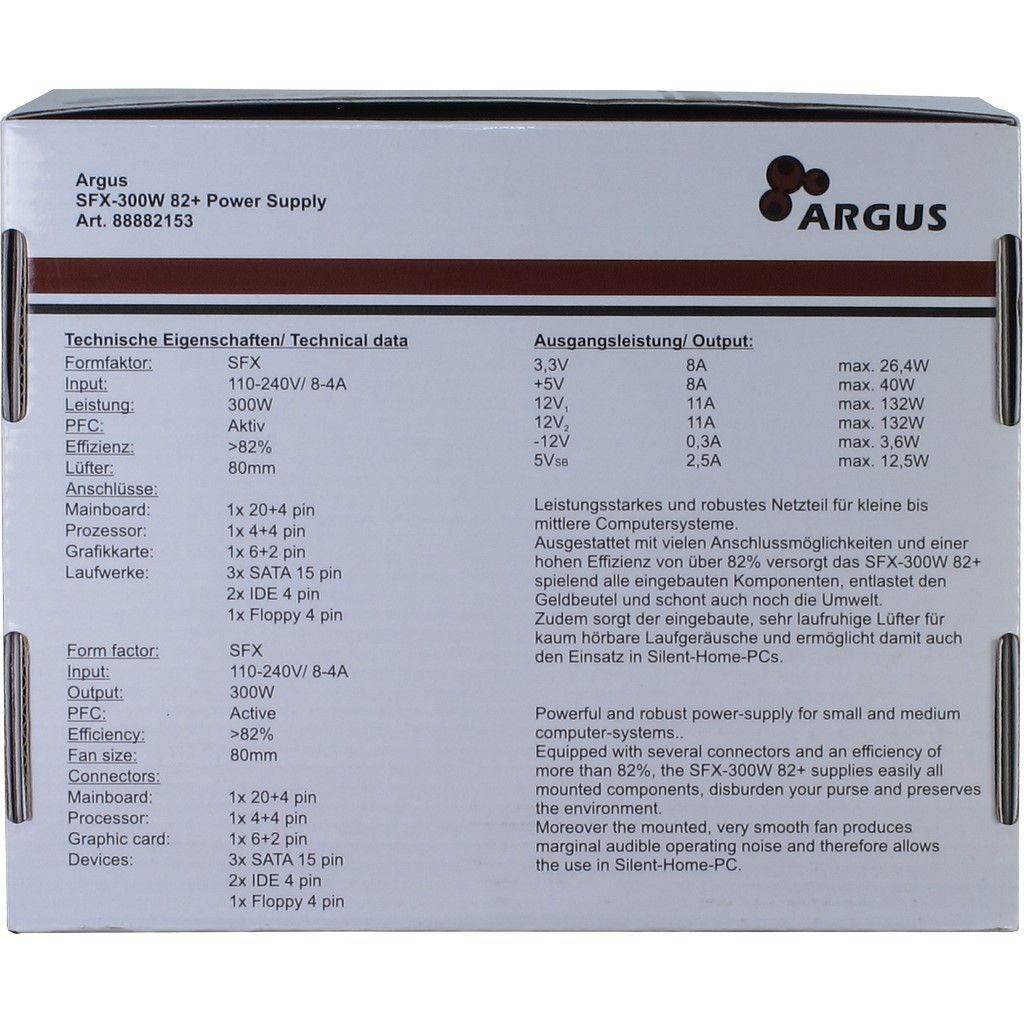 Блок живлення Inter-Tech 300W (SFX-300W 82+) - изображение 6