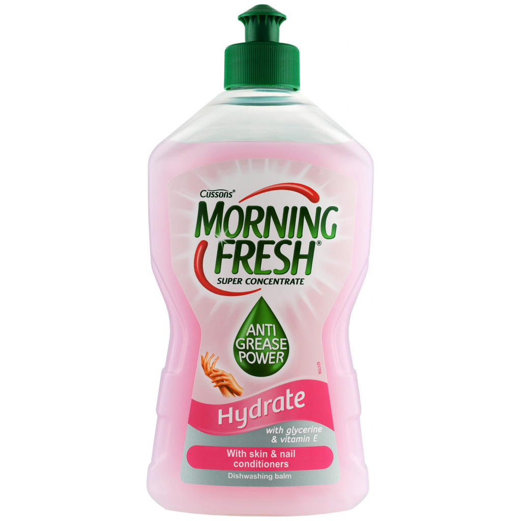 Засіб для ручного миття посуду Morning Fresh Hydrate 400 мл (5900998023393) - зображення 1