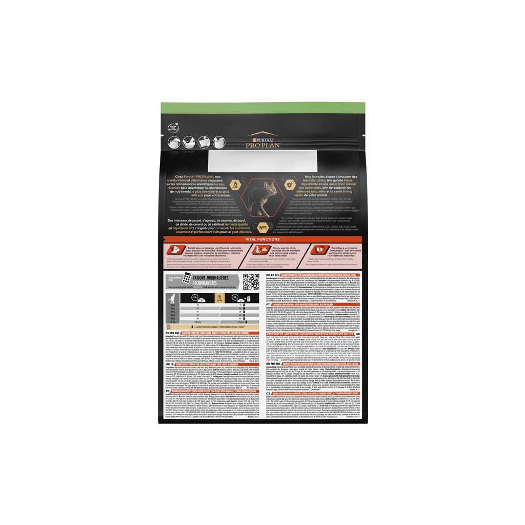 Сухий корм для кішок Purina Pro Plan Sterilised з лососем 3 кг (7613036517454) - зображення 3
