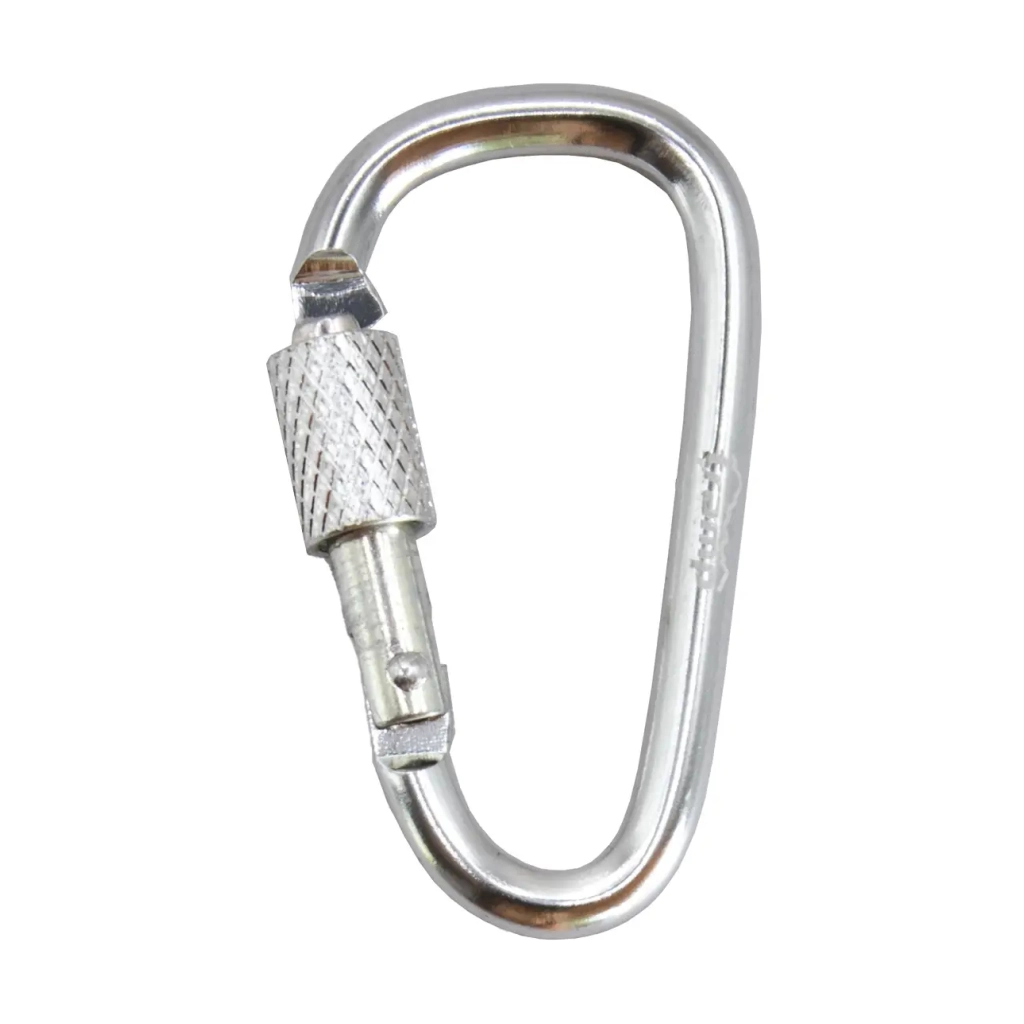 Карабін туристичний Tramp Набір 10 шт з муфтою 5 cм Silver (UTRA-299-silver) - зображення 1