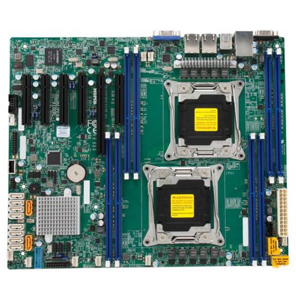Серверна материнська плата Supermicro X10DRL-C-O - зображення 1