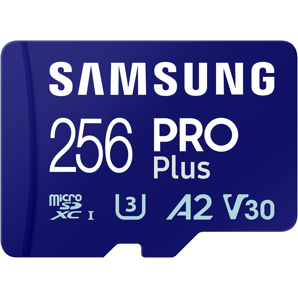 Карта пам'яті Samsung 256 GB microSDXC Pro Plus UHS-I U3 V30 A2 Class 10 + SD-adap (MB-MD256SA/EU) - зображення 2
