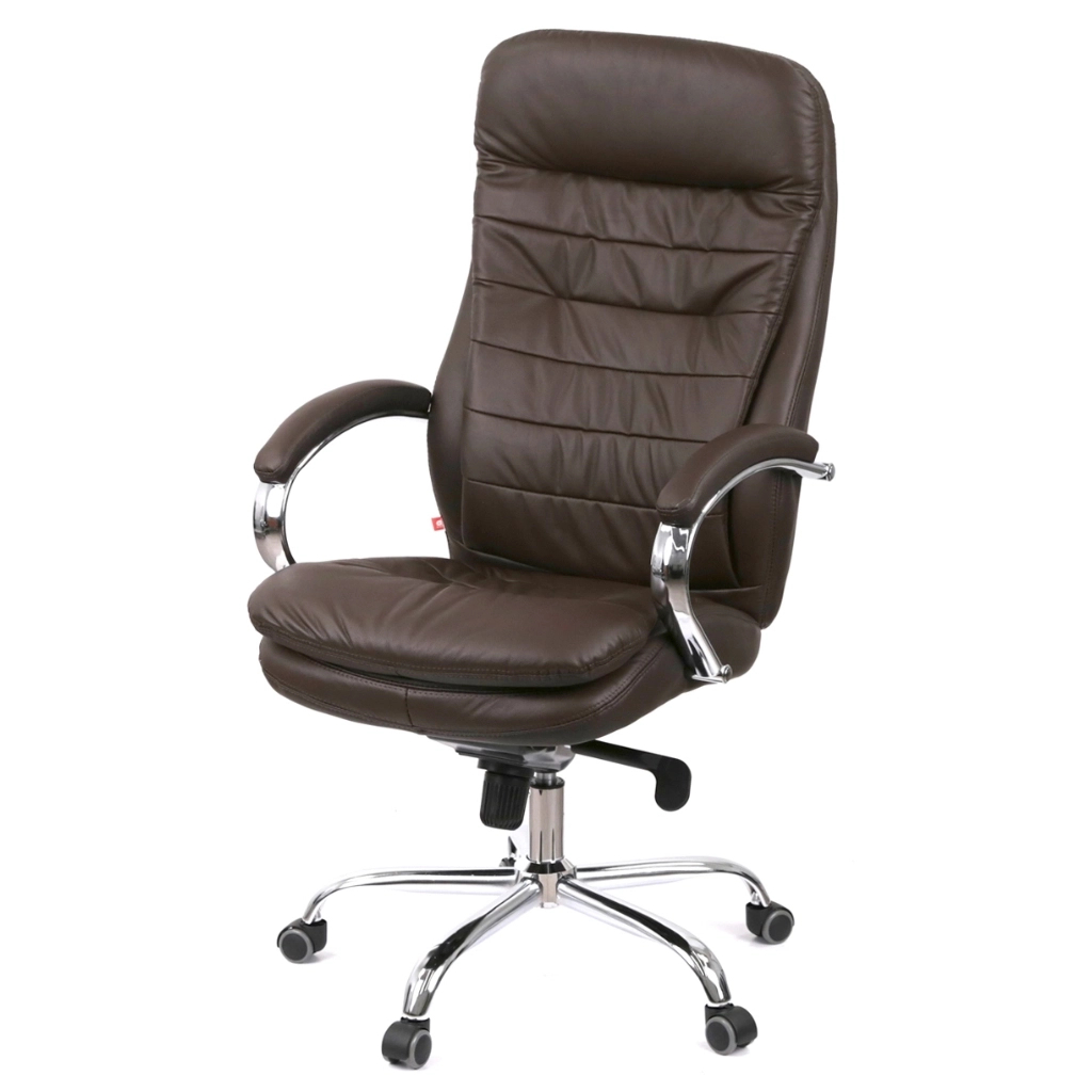 Офісне крісло Аклас Валенсія MB XY-7340 Коричневий (Шкіра LC-K dark brown) (00161484) - зображення 1
