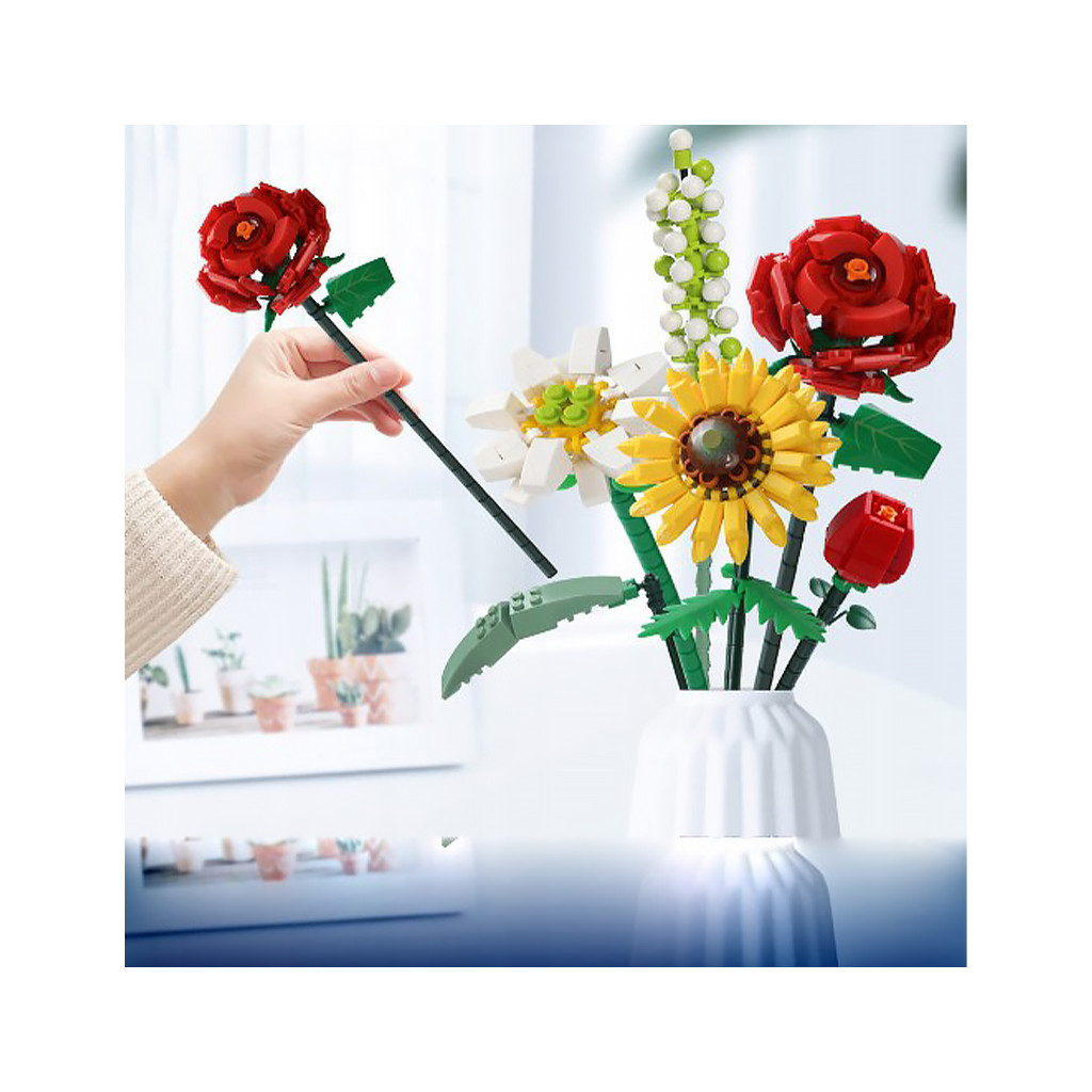 Конструктор LOZ mini Букет квітів 3 (1659) - изображение 3