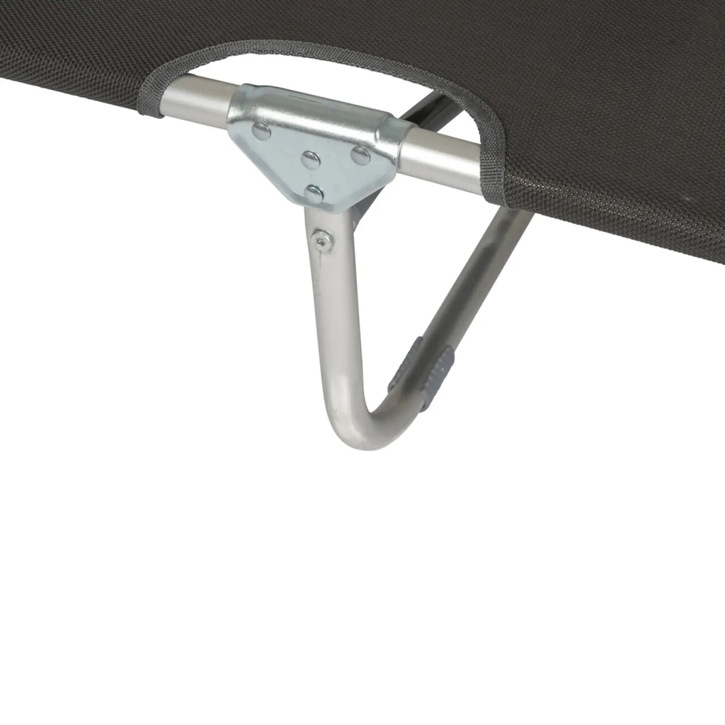 Розкладачка Bo-Camp Sun Lounger 3 Positions Anthracite (1304480) - зображення 7