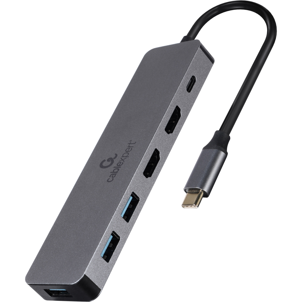 Концентратор Cablexpert USB-C 3-in-1 (A-CM-COMBO3-03) - зображення 1