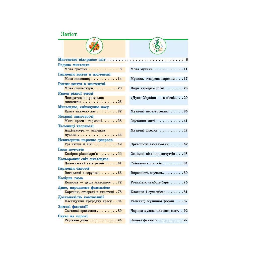 Підручник Мистецтво. Інтегрований курс для 5 класу - Т.Є. Рубля, І.Л. Мед, Т.О. Наземнова, Т.Л. Щеглова Ранок (9786170979278) - зображення 8