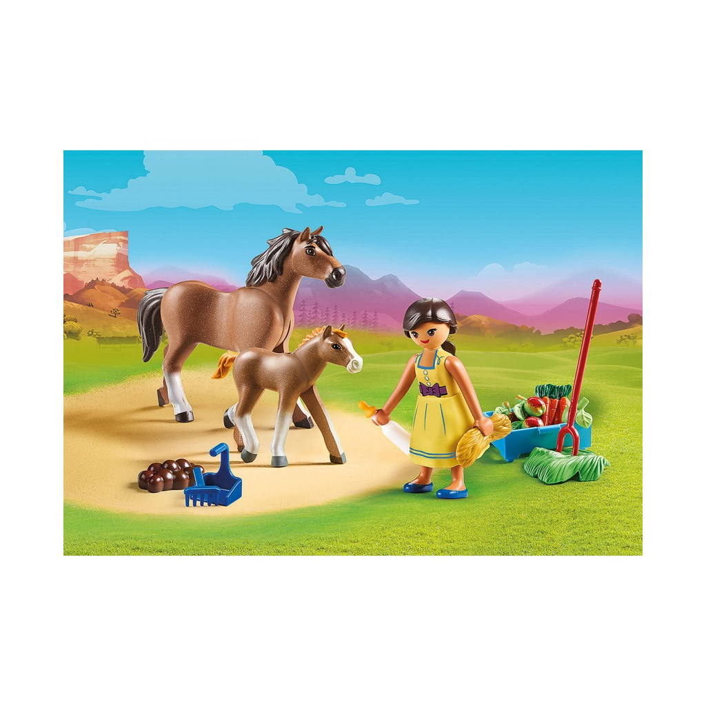 Конструктор Playmobil Пру з конем і лошам (6336564) - зображення 3