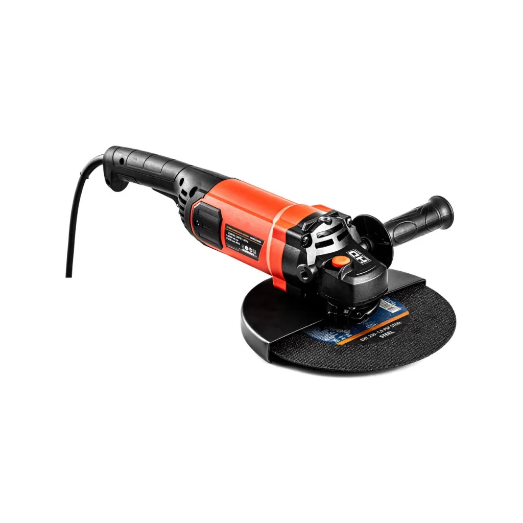 Шліфувальна машина GTM 230мм AG230/2300HD 2300Вт, 6500об/хв, пл.пуск (AG230/2300HD) - зображення 1