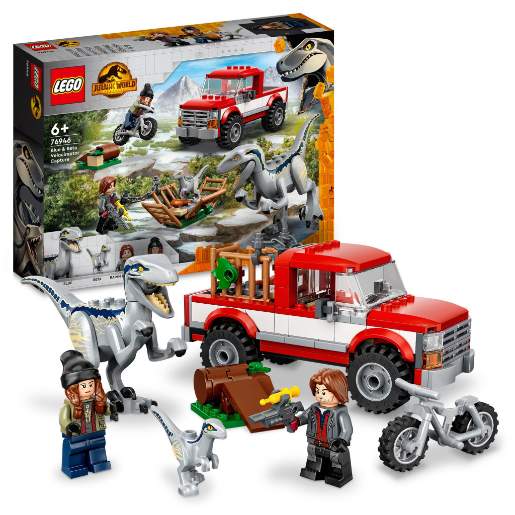 Конструктор LEGO Jurassic World Полювання на Блу і Бета-велоцираптора 181 деталь (76946) - зображення 2
