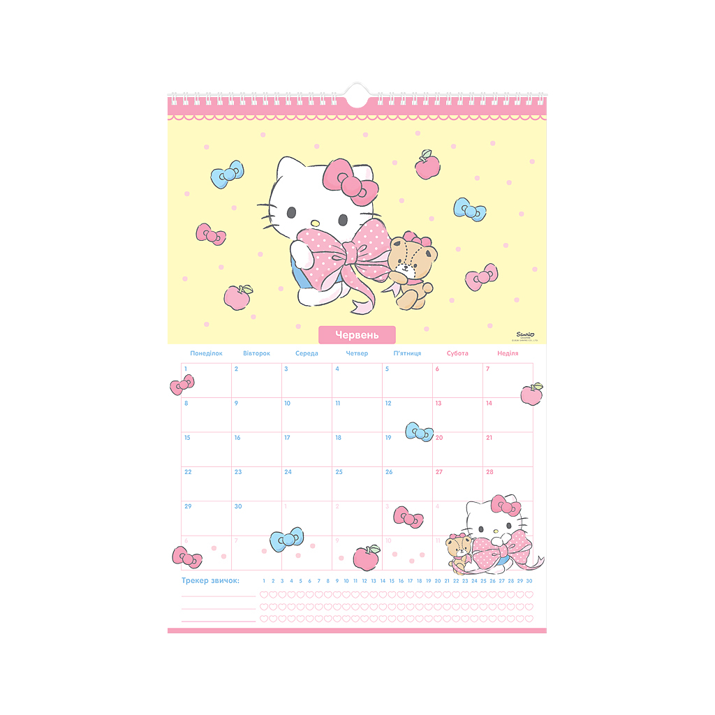 Календар Kite планер настінний Hello Kitty 2026 рік (HK26-440) - зображення 7