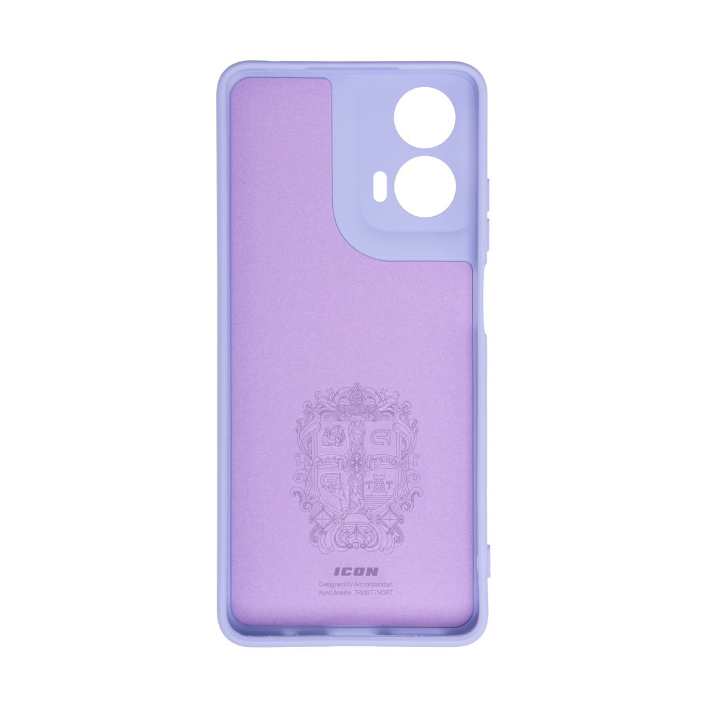 Чохол до мобільного телефона Armorstandart ICON Case Motorola G24 Camera cover Lavender (ARM74303) - зображення 2