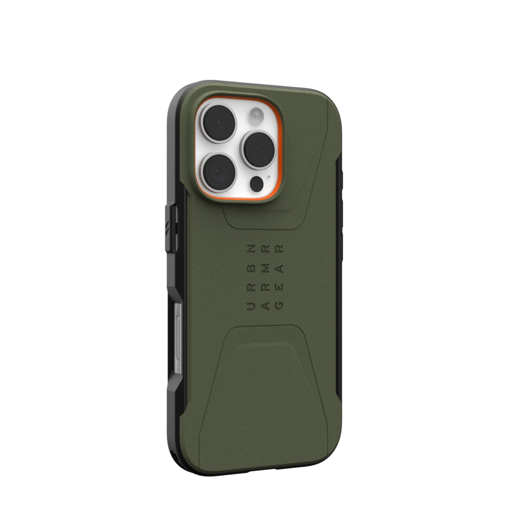 Чохол до мобільного телефона UAG iPhone 16 Pro Civilian Magsafe Olive Drab (114444117272) - зображення 2