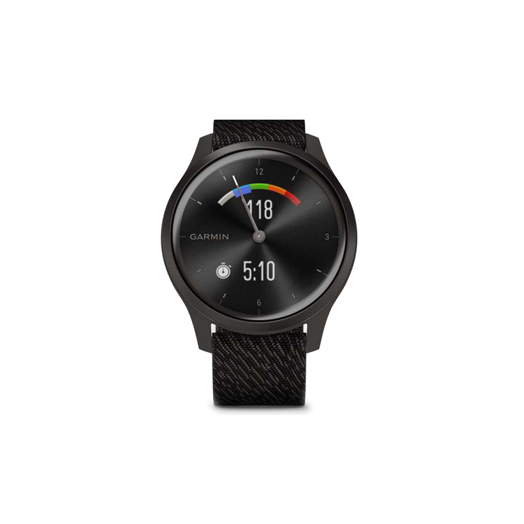 Смарт-годинник Garmin vivomove Style, Graphite, Black Pepper, Nylon (010-02240-23) - зображення 6