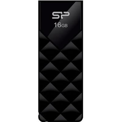 USB флеш накопичувач Silicon Power 16GB Ultima U03 Black USB 2.0 (SP016GBUF2U03N1K) - зображення 1