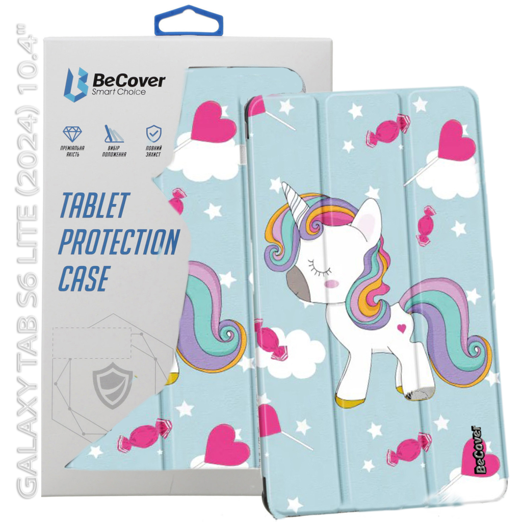 Чохол до планшета BeCover Flexible TPU Mate Samsung Tab S6 Lite (2024) 10.4" P620/P625/P627 Unicorn (712521) - зображення 5