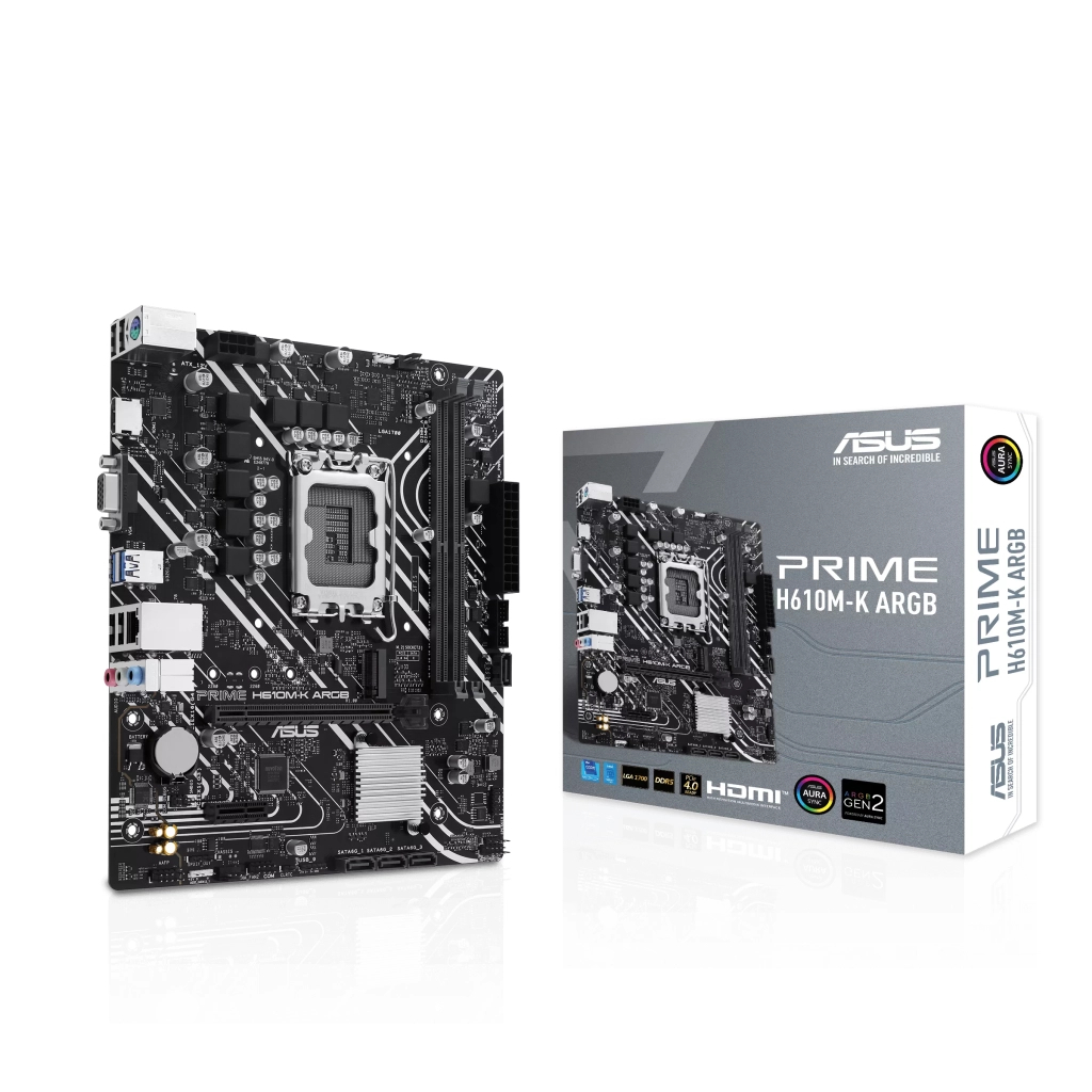 Материнська плата ASUS PRIME H610M-K ARGB - зображення 6