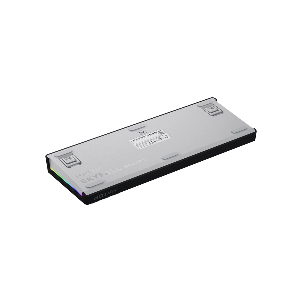Клавіатура Hator Skyfall 65 Aurum Sterling RGB Wireless/Bluetooth/USB UA Black/White (HTK3160UA) - зображення 6