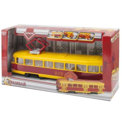 Спецтехніка Технопарк ТРАМВАЙ BIG свет, озвуч. укр. яз. (SB-17-18WB) - зображення 8