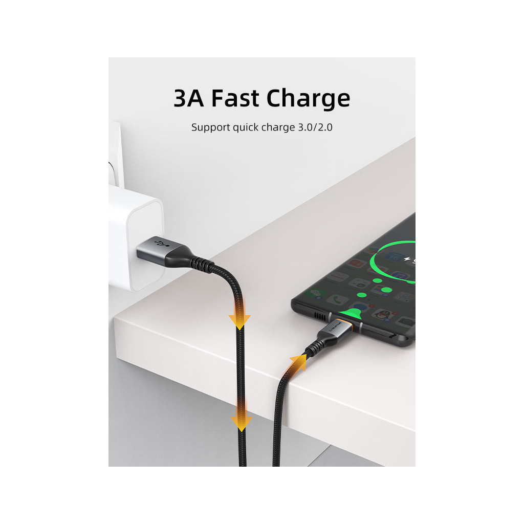 Дата кабель USB 2.0 AM to USB-C 1.5m Cabletime (CA915224) - зображення 2