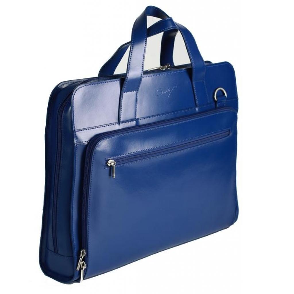 Сумка для ноутбука Sumdex 15.4" SLN-062 NV Blue leather - зображення 3