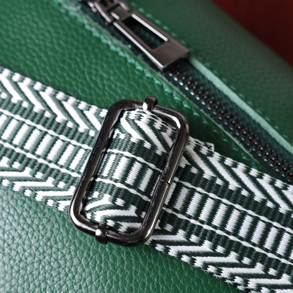 Сумка Vintage З натуральної шкіри Зелена (22603) - зображення 12