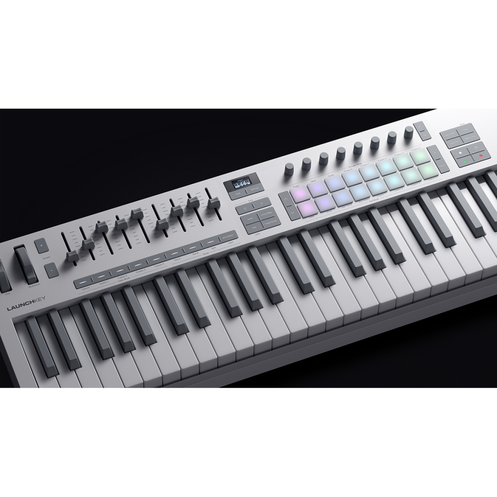 MIDI-клавіатура Novation Launchkey 49 MK4 White Edition (301235) - изображение 7