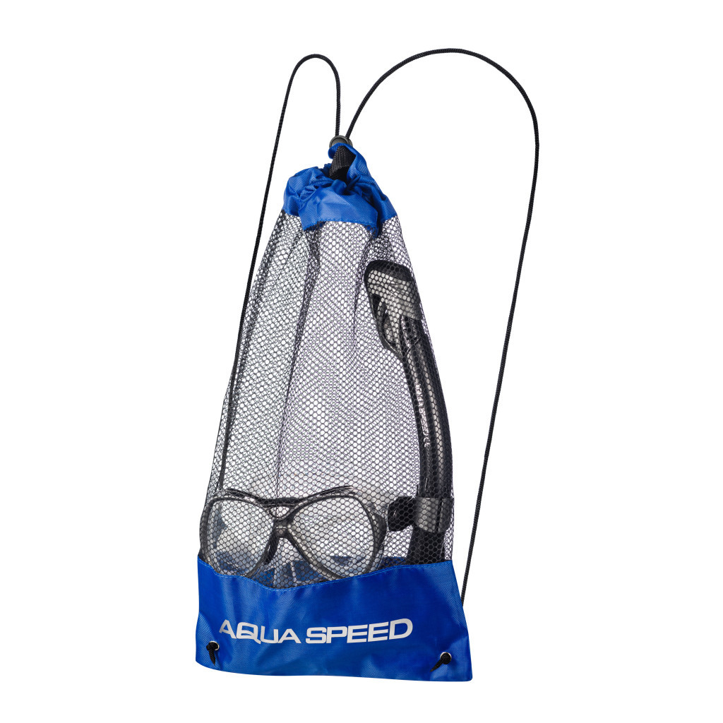 Набір для плавання Aqua Speed Manus + Borneo 8238 606-07 чорний Уні OSFM (5908217682383) - зображення 4