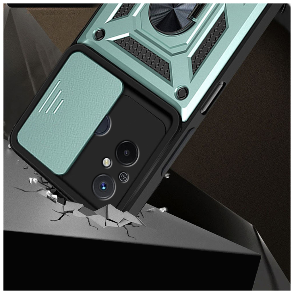 Чохол до мобільного телефона BeCover Military Xiaomi Redmi 12C Dark Green (709167) - зображення 5