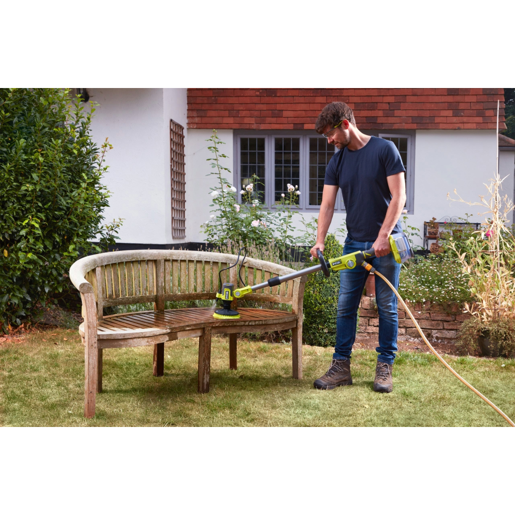 Щітка для миття Ryobi ONE+ RWTS18-0 18В диск 15см, 210об/хв, IPX7 (без АКБ та ЗП) (5133005993) - зображення 8