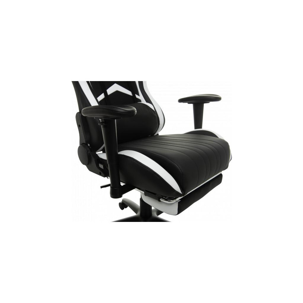 Крісло ігрове GT Racer X-2534-F Black/White - зображення 9