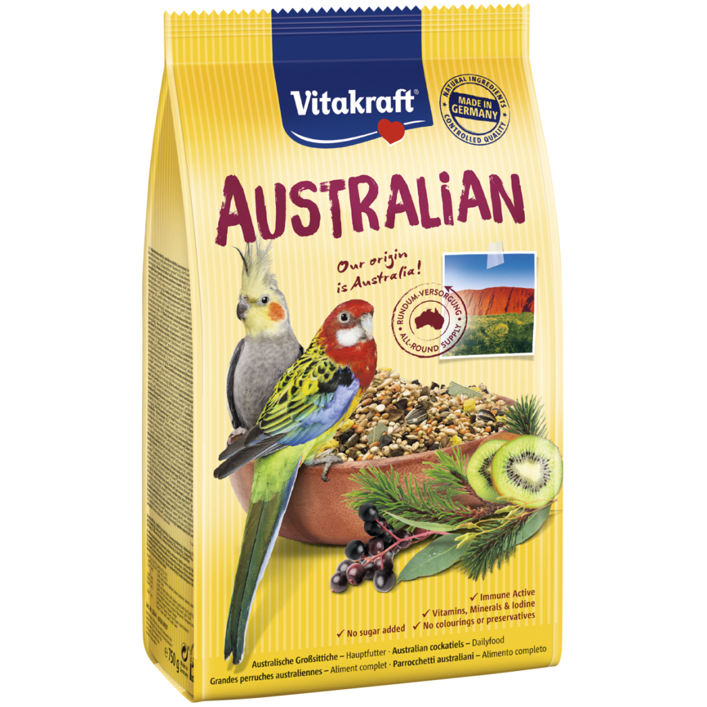 Корм для птахів Vitakraft Australian для австралійських папуг 750 г (4008239216441) - изображение 1