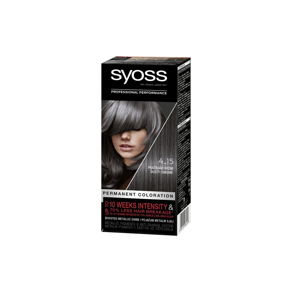 Фарба для волосся Syoss 4-15 Димчастий хром 115 мл (9000101266481) - зображення 1