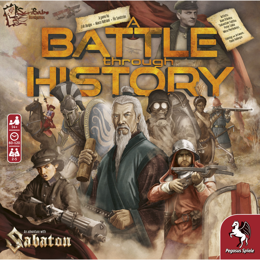 Настільна гра Pegasus Spiele Битва крізь історію: Пригода з Sabaton (A Battle Through History: An Adventure With Sabaton) (ан (PS200) - зображення 7