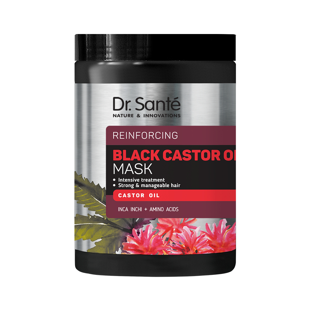Маска для волосся Dr. Sante Black Castor Oil 1000 мл (8588006040470) - зображення 1