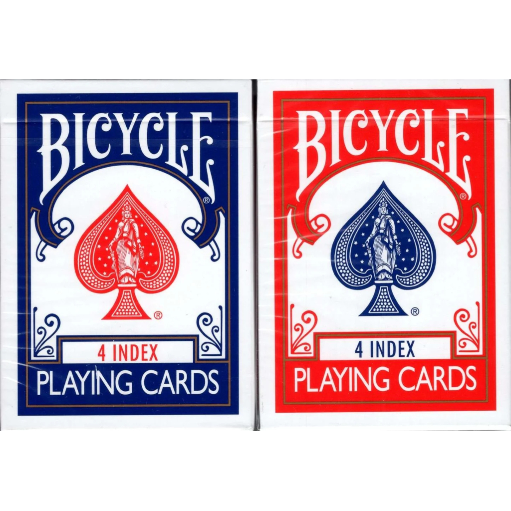 Гральні карти Bicycle League Back Standard Index (red, blue) (00808) - зображення 1