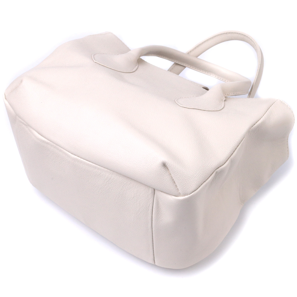 Сумка Shvigel З натуральної шкіри Бежева (22830) - зображення 6