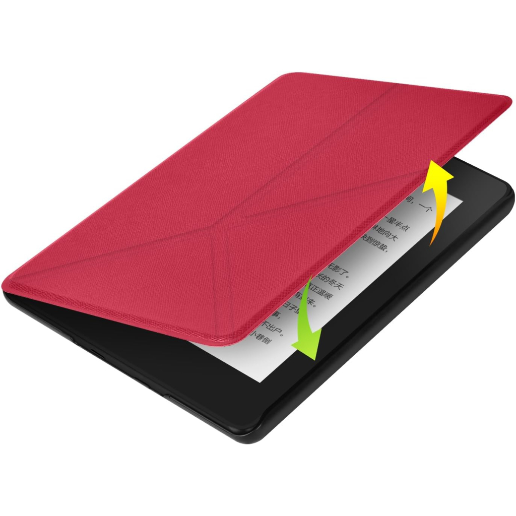 Чохол до електронної книги BeCover Ultra Slim Origami Amazon Kindle Paperwhite 12th Gen. 2024 7"/Colorsoft (2024) Red (712841) - зображення 6