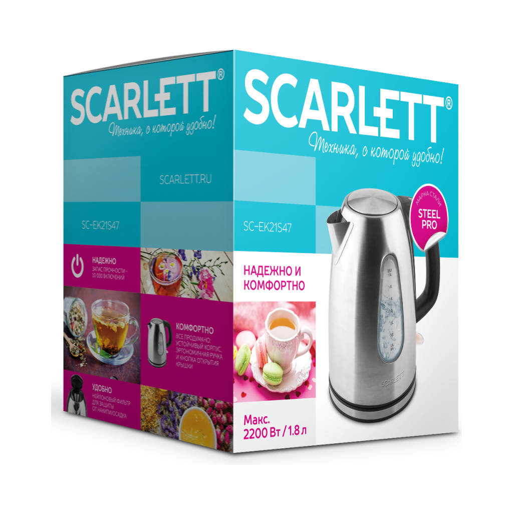 Електрочайник Scarlett SC-EK21S47 - зображення 6
