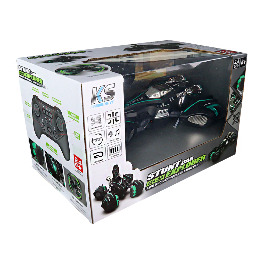 Радіокерована іграшка KS Drive трюковий - Lobster (1:14, чорний) (SL-432ABl) - picture 8