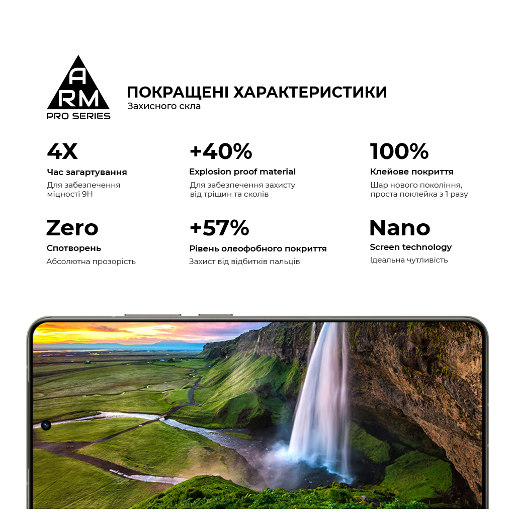 Скло захисне Armorstandart Pro Realme GT 7 Black (ARM83931) - зображення 5