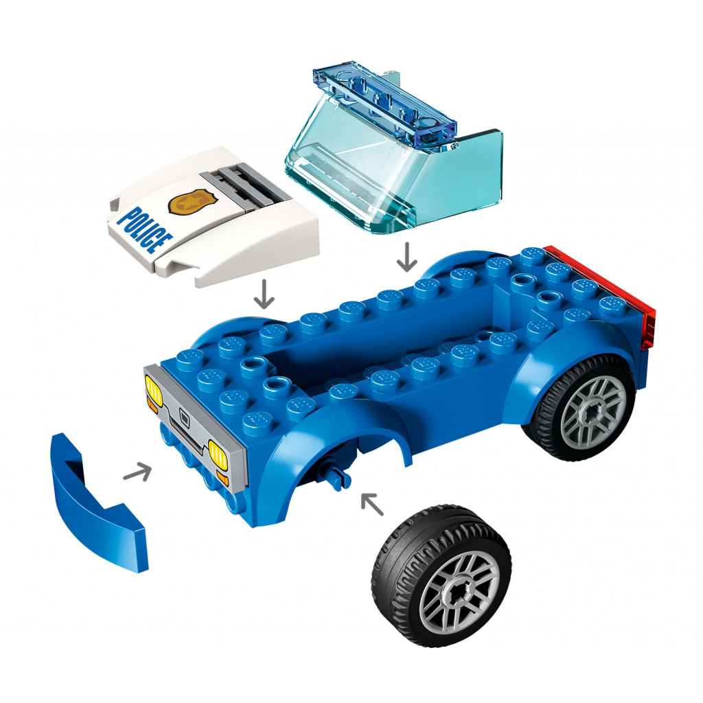 Конструктор LEGO City Переслідування на поліцейській дільниці 172 деталей (60370) - зображення 5