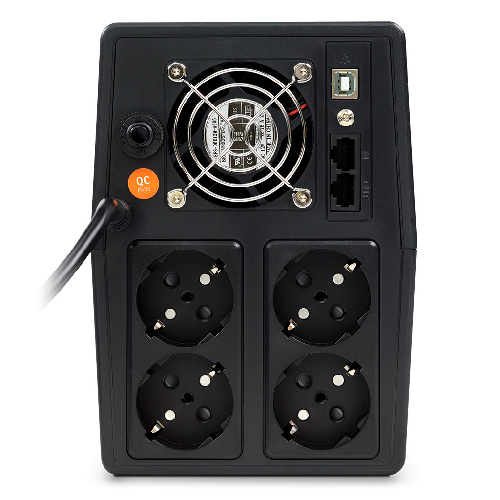 Пристрій безперебійного живлення nJoy Horus Plus 1500VA USB (PWUP-LI150H1-AZ01B) - зображення 3