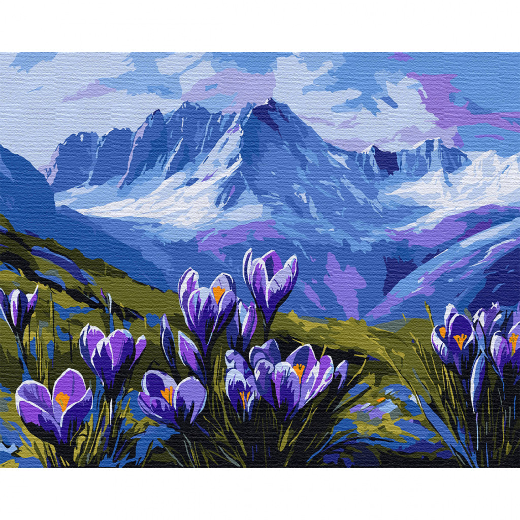 Картина по номерам Santi Гірські квіти 40*50 см (954813) - зображення 1